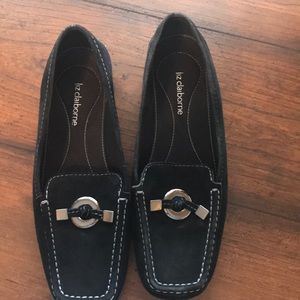 Liz Claiborne black suede shoes